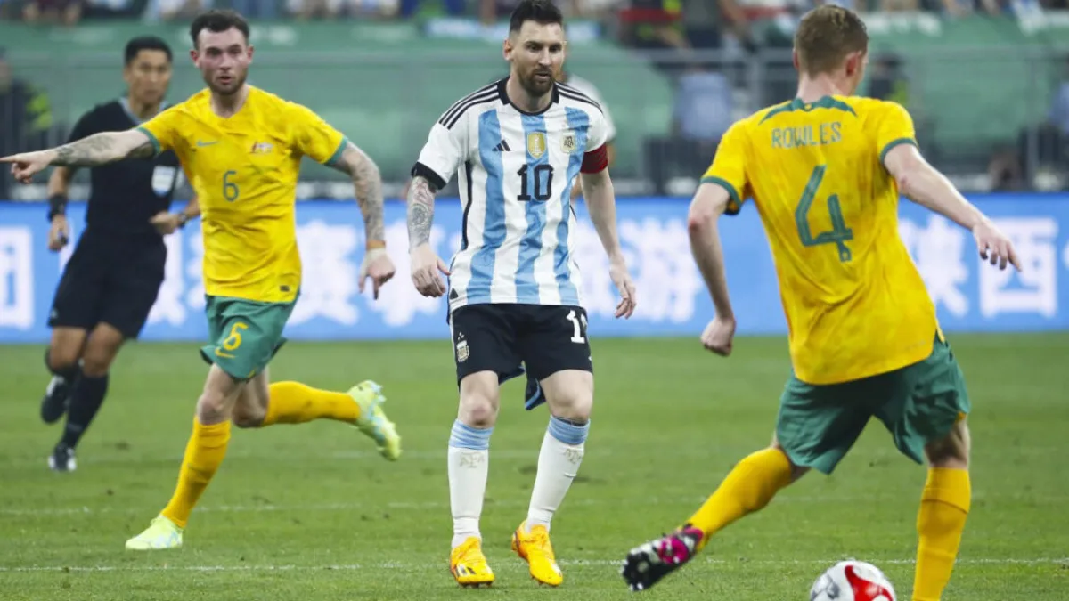 Argentina venció 2-0 a Australia en un amistoso en China