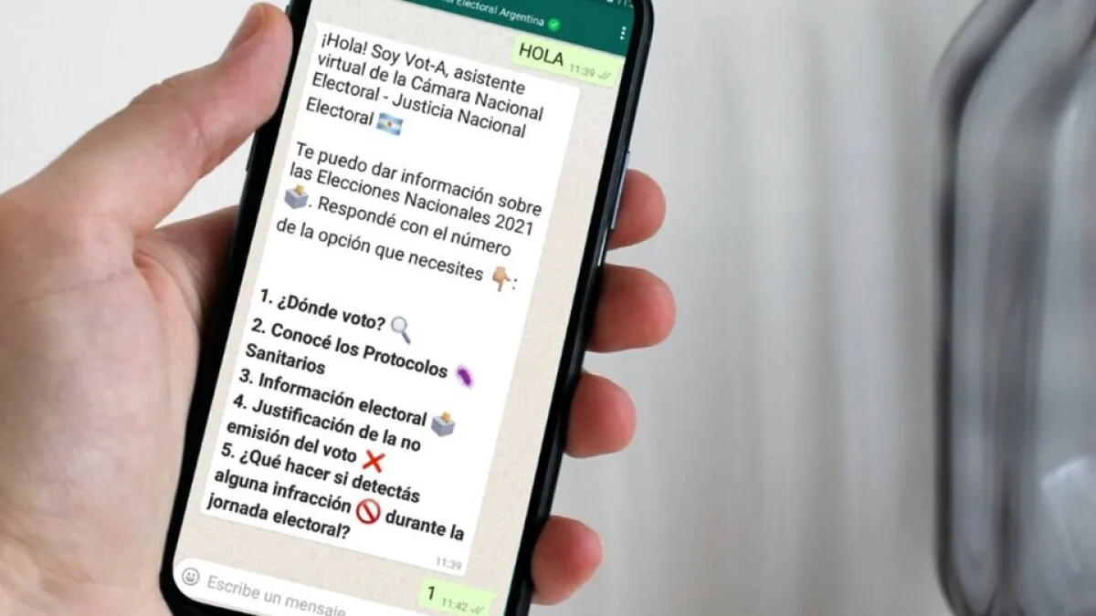 Elecciones PASO: consultá por WhatsApp dónde votás