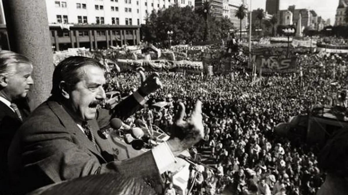 Se cumplen 40 años del regreso de la democracia en la Argentina