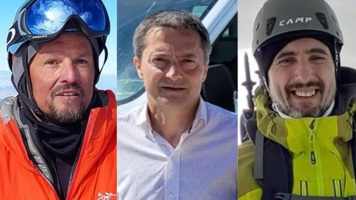 Búsqueda de los andinistas argentinos: divisaron 3 cuerpos desde un helicóptero
