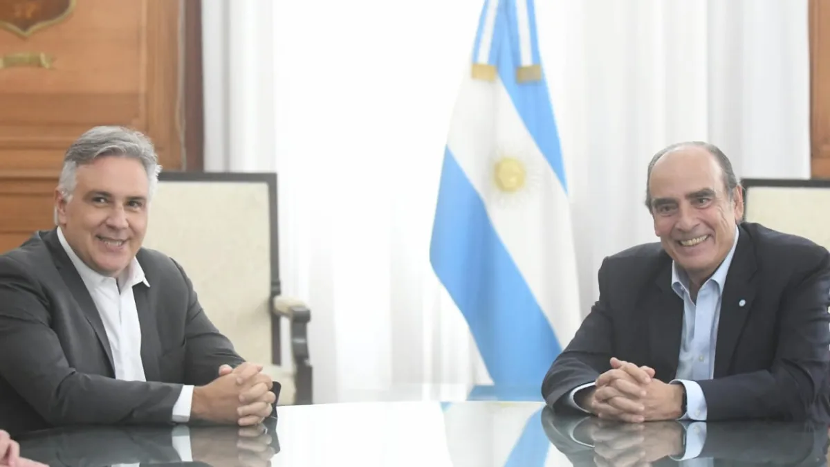 El gobernador Llaryora se reunió con el ministro del Interior Guillermo Francos