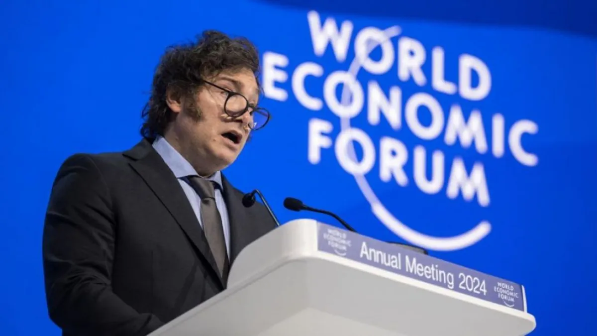 Milei expuso en Davos: indicó que "Occidente está en peligro" por llevar adelante políticas "socialistas"