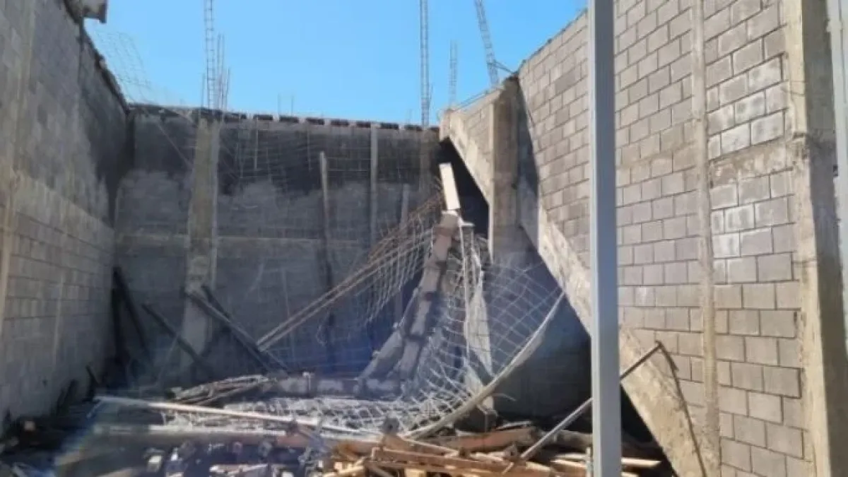 Tres obreros resultaron heridos tras el derrumbe de una obra