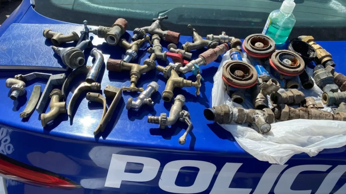 Incautan más de 37 kilos de cables y elementos de cobre presuntamente robados