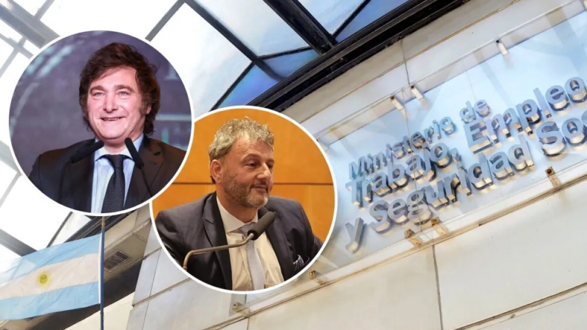 Milei despidió al secretario de Trabajo Omar Yasin