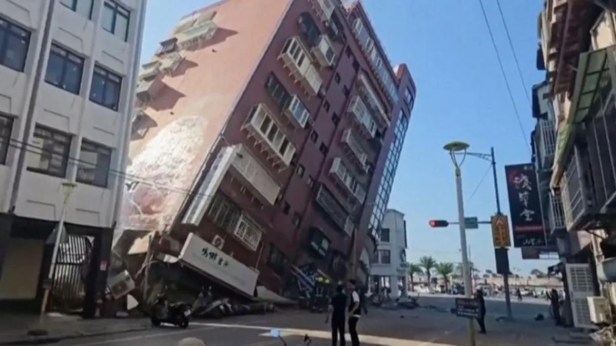 Terremoto en Taiwán dejó al menos 9 muertos, cientos de heridos y edificios colapsados