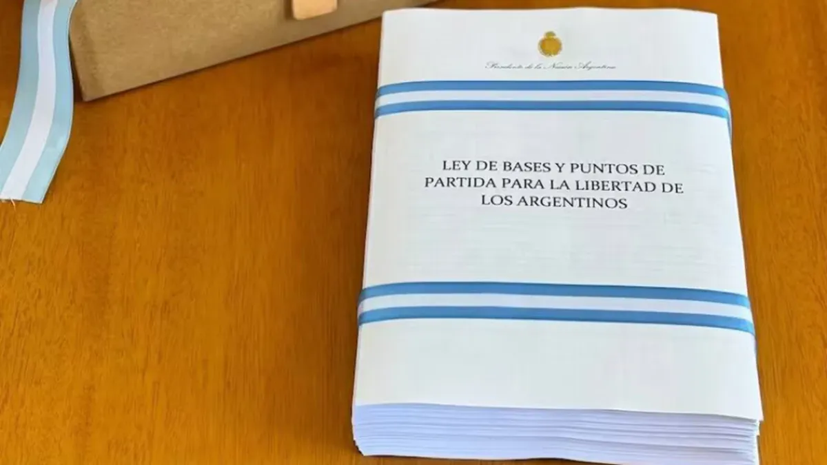 El Gobierno envía la nueva Ley Bases al Congreso