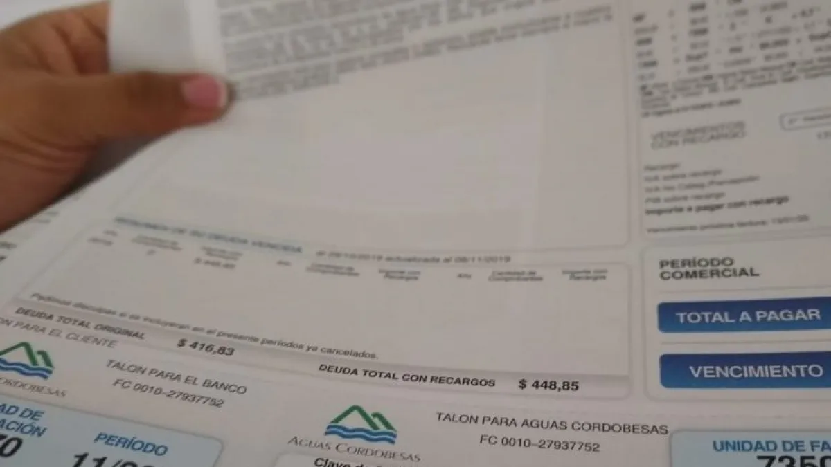 Evalúan un nuevo aumento de Aguas Cordobesas