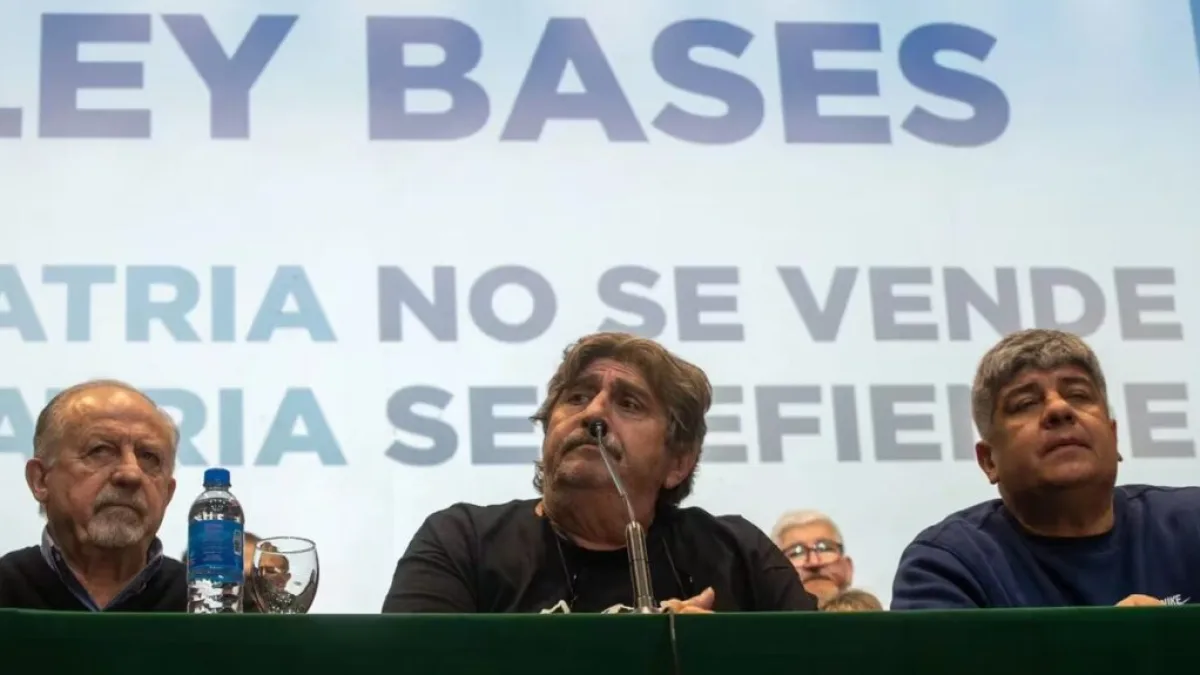 La CGT convocó a una movilización contra la Ley Bases el miércoles frente al Congreso