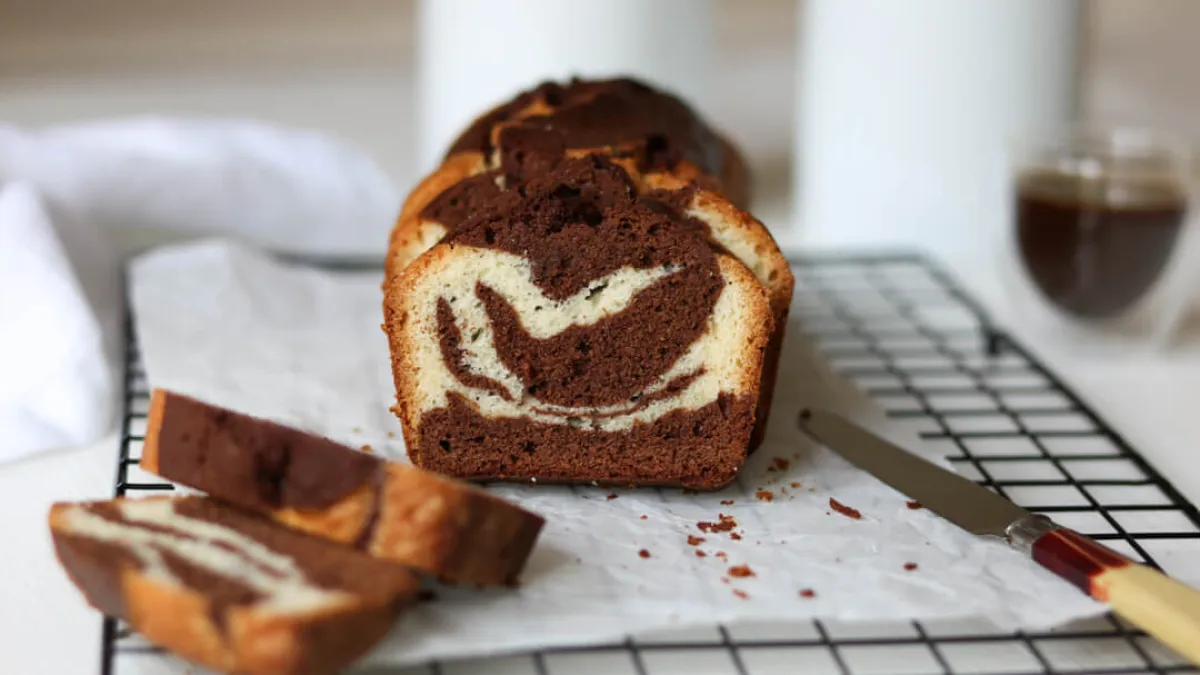 Receta dulce para una tarde otoñal: Budín marmolado