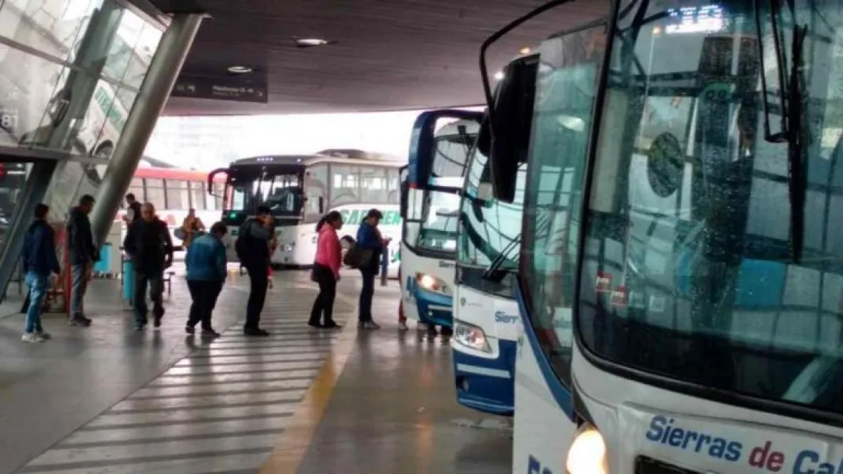 El transporte interurbano ya circula con normalidad