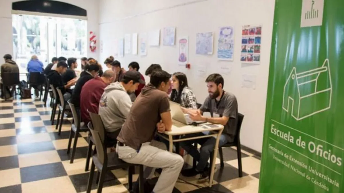 La UNC inició una nueva convocatoria para la Escuela de Oficios