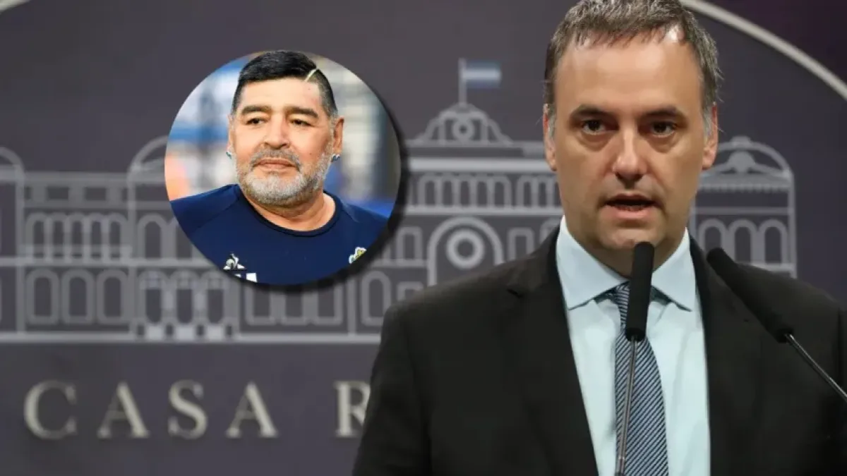 Adorni saludó por el Día del Zurdo y omitió a Maradona