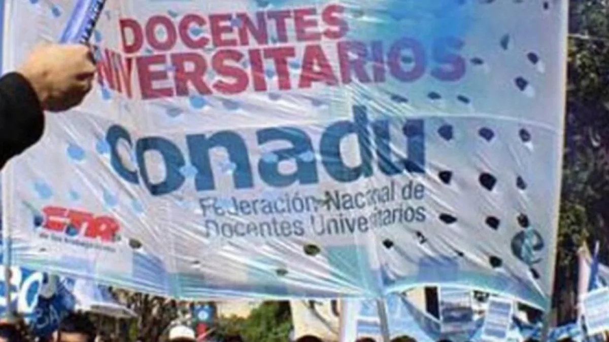 Paro de docentes universitarios en todo el país