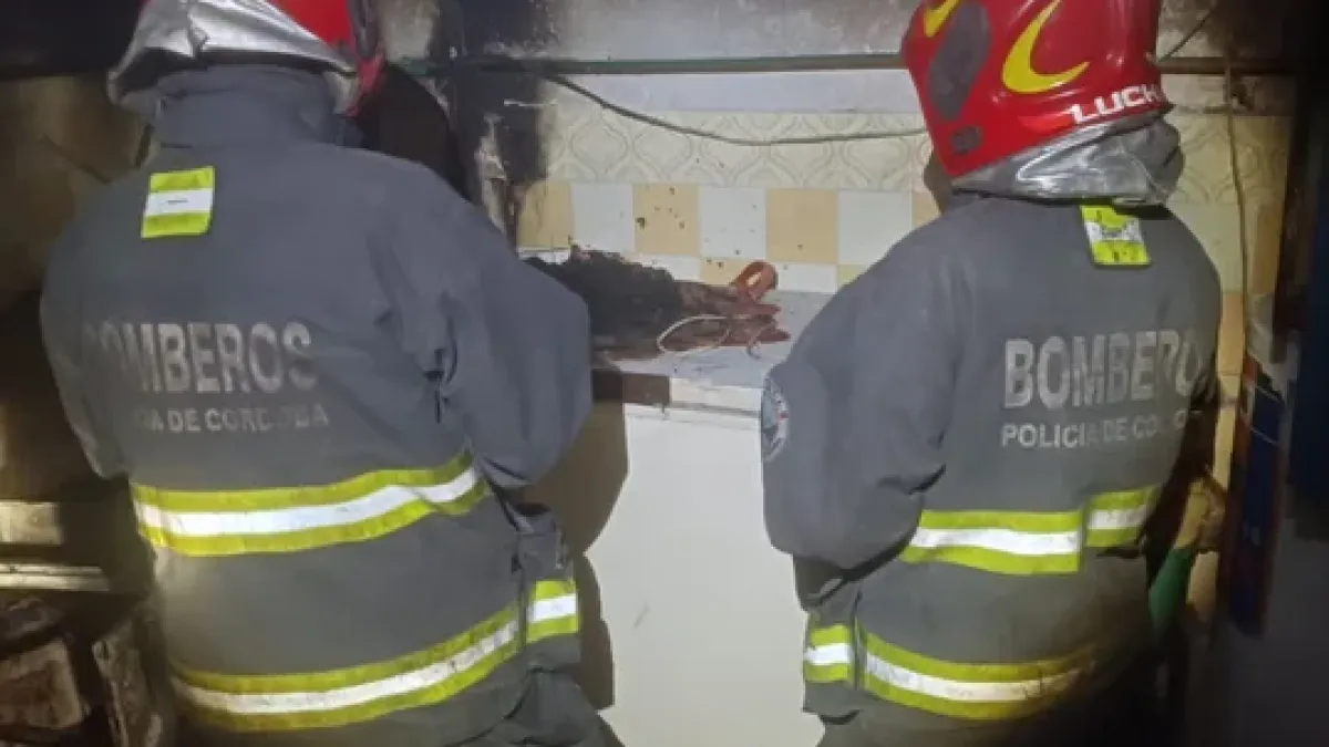 Se incendió una vivienda en Bajada de Piedra: no hubo heridos