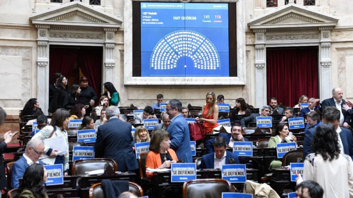 El Gobierno logró mantener el veto a la ley de financiamiento universitario