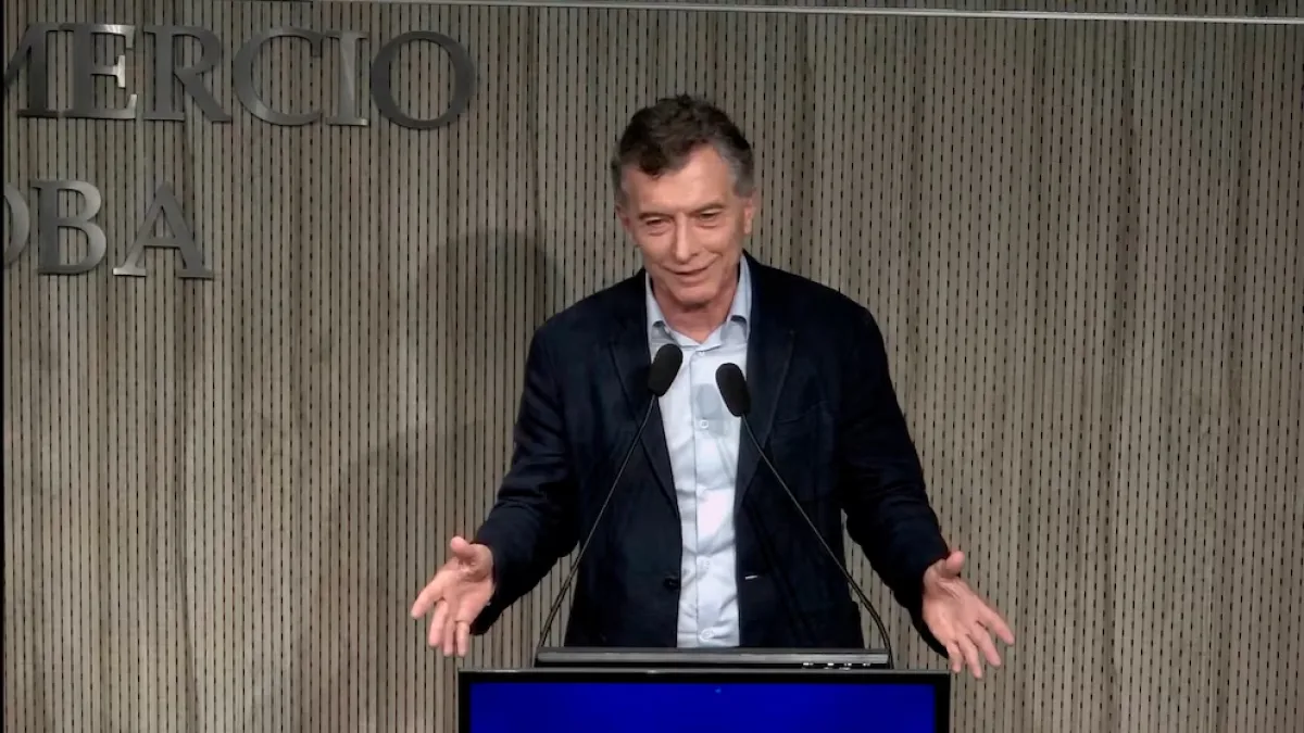 Macri en la Bolsa de Comercio de Córdoba: elogios y críticas a Milei