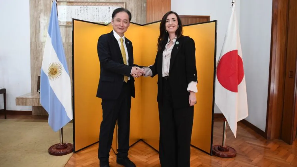 Villarruel se reunió con el embajador de Japón en Argentina