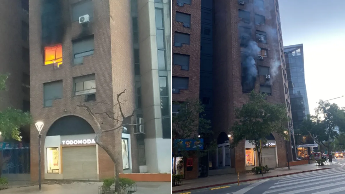 Se incendió un departamento en Nueva Córdoba