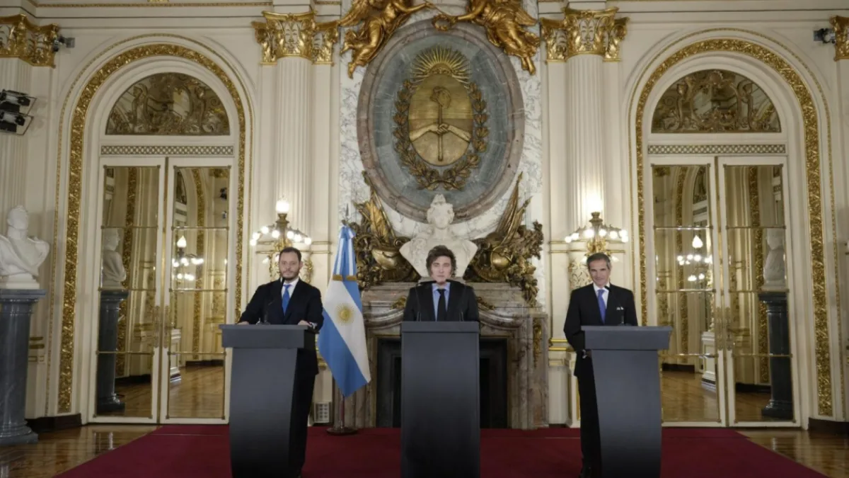 Milei anunció un 'Plan Nuclear Argentino'