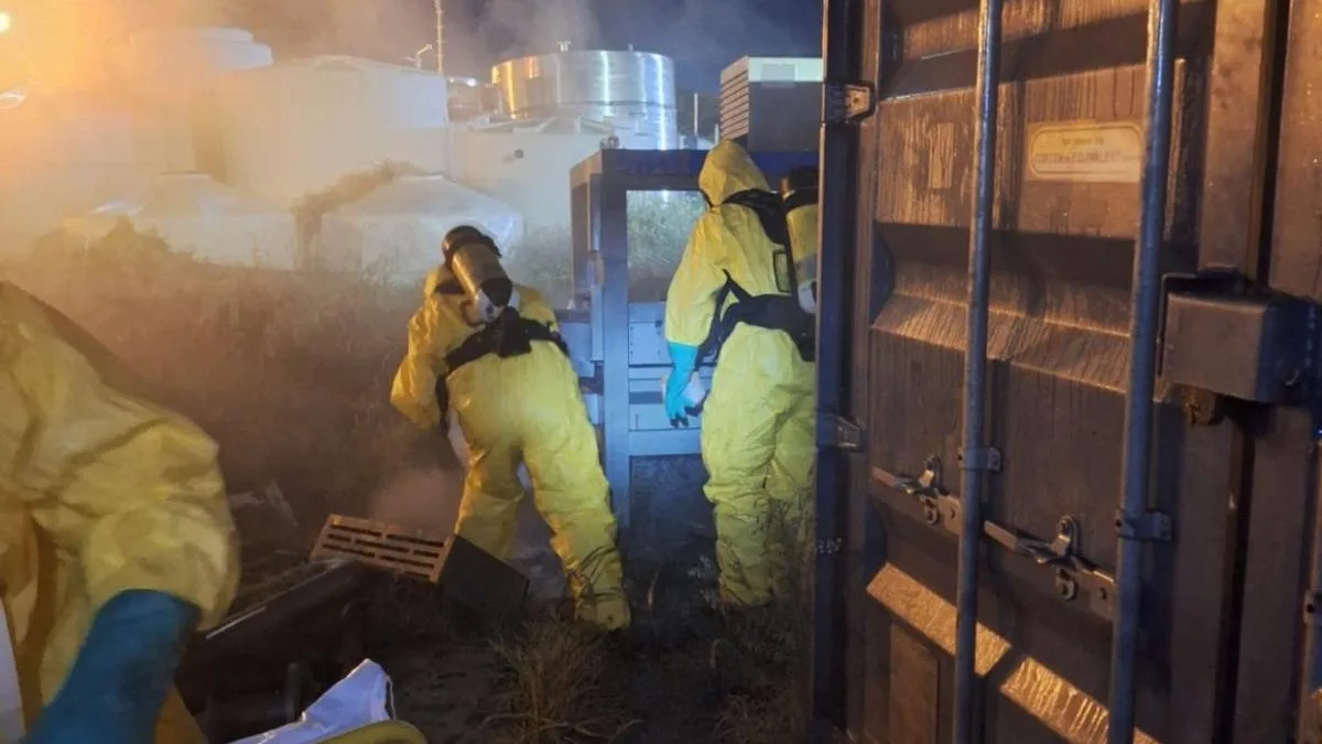 Derrame tóxico en una planta de Coca-Cola en Córdoba