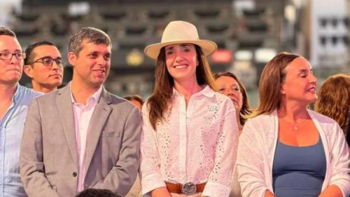 Victoria Villarruel estuvo presente en el Festival de Doma y Folklore