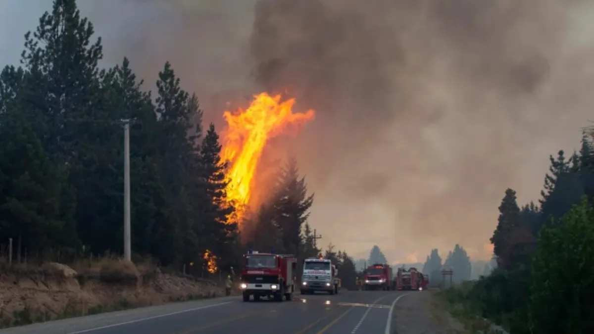 Confirmaron que el origen de los incendios en Epuyén y El Bolsón fue intencional