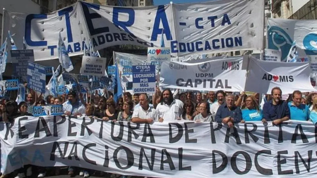 Paro nacional docente este lunes: cómo impacta en Córdoba