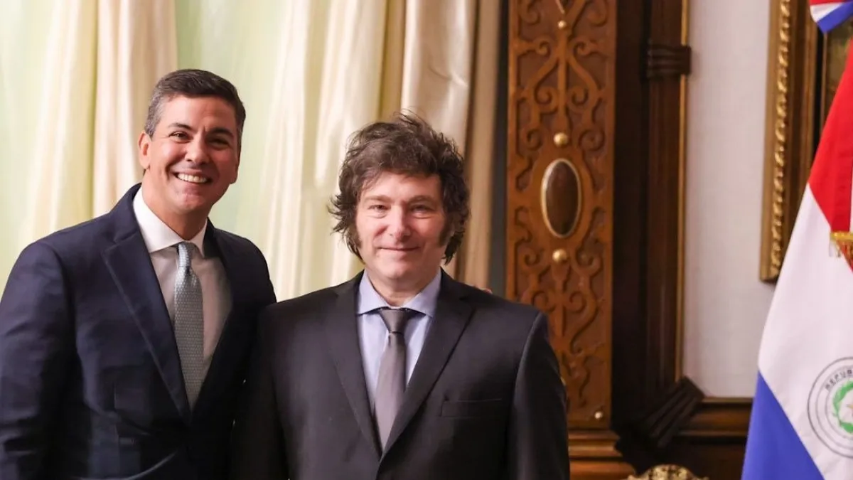 Javier Milei viaja a Paraguay donde se reunirá con Santiago Peña