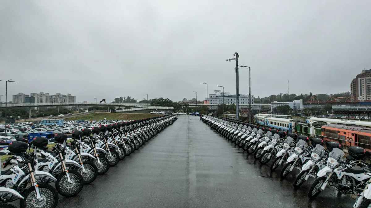 La fuerza policial de Córdoba recibió 600 motos