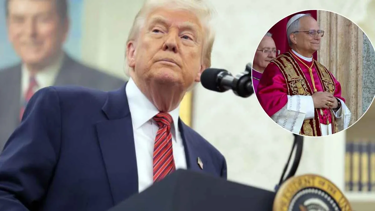 Donald Trump felicitó al nuevo Papa León XIV