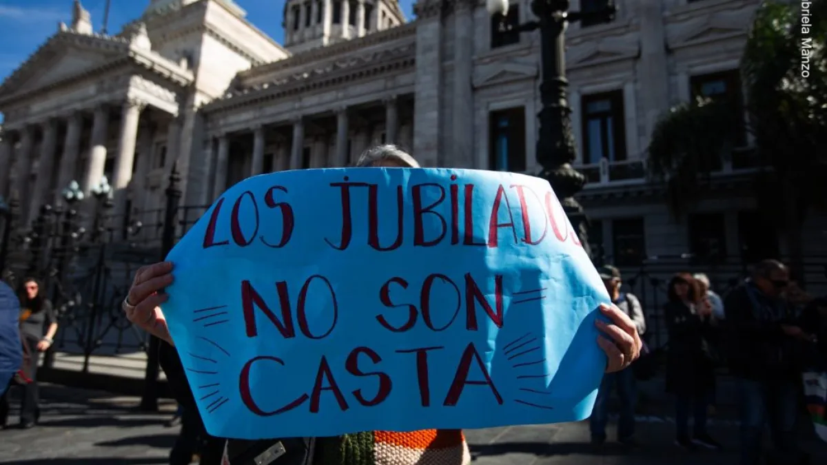 Los jubilados se movilizan este miércoles al Congreso