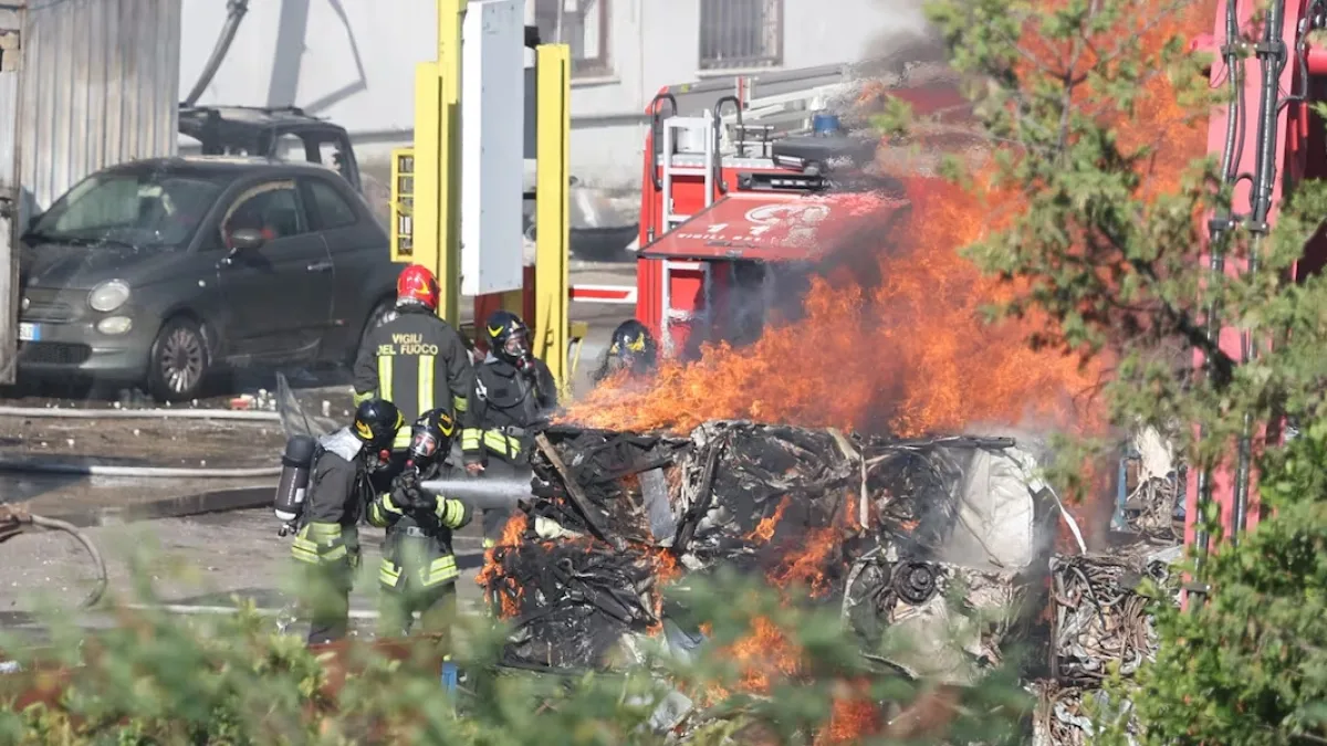Explotó una estación de servicio en Roma y causó decenas de heridos