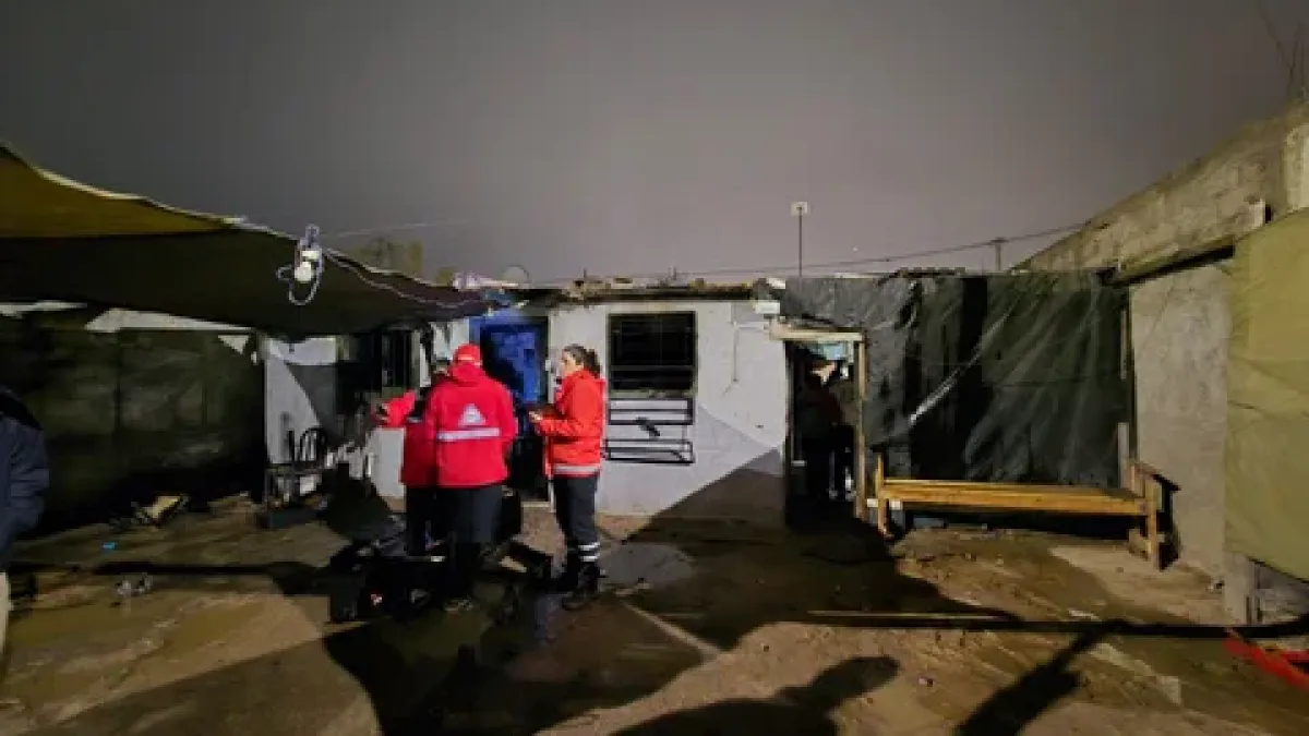 Se incendió una vivienda donde habitaban 10 personas: no hubo heridos