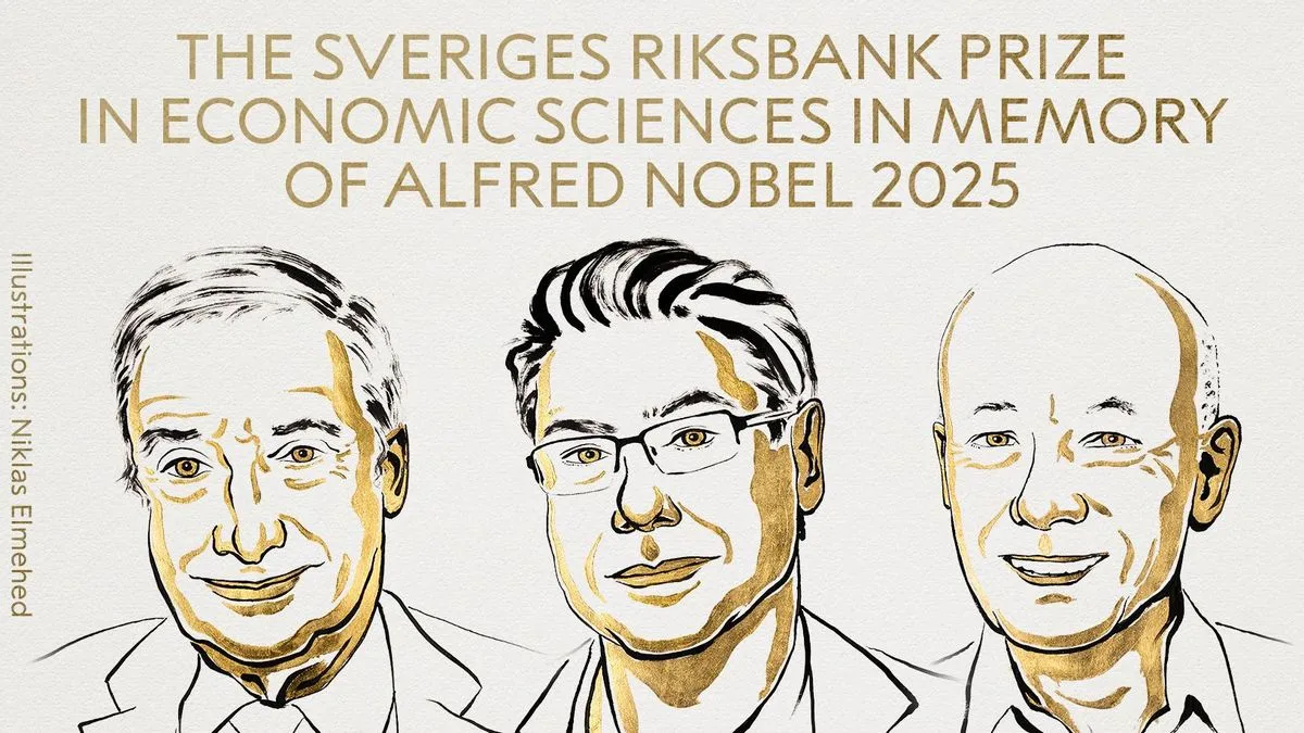 El Nobel de Economía fue otorgado a Joel Mokyr, Philippe Aghion y Peter Howitt