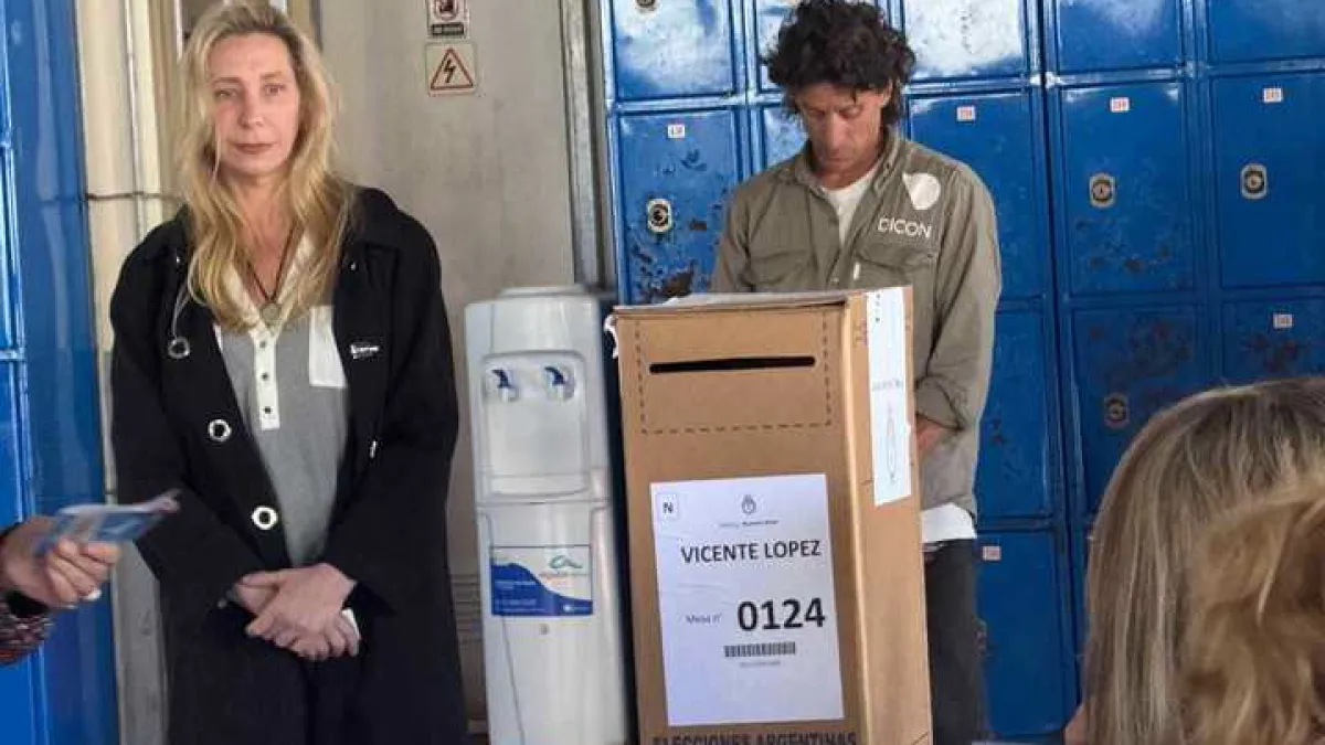 Karina Milei votó y pidió "que sea una jornada tranquila y la gente vaya a votar"