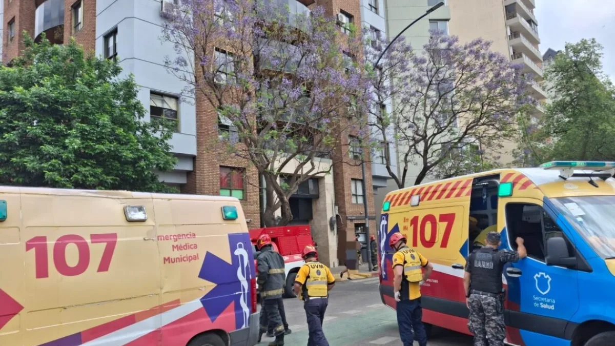 Incendio en un edificio de Nueva Córdoba: un hombre sufrió quemaduras