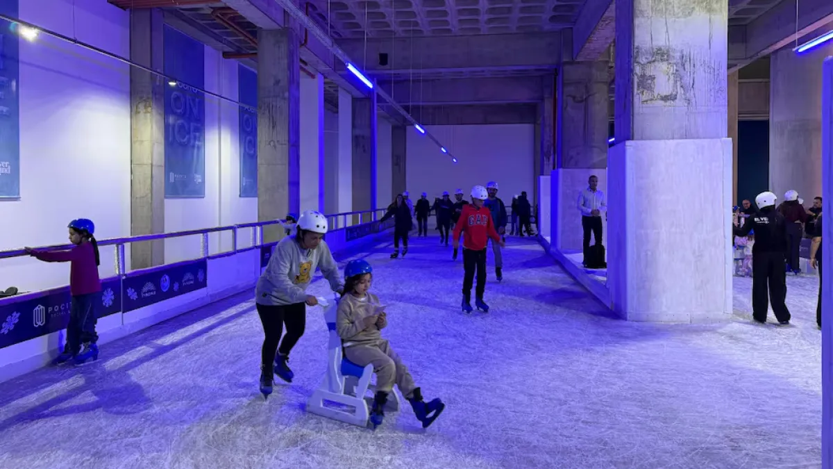La primera pista de hielo en Córdoba abrió sus puertas