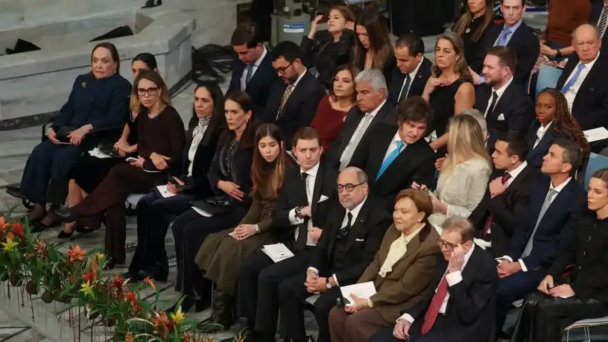 Milei participa de la entrega del Nobel de la Paz 2025