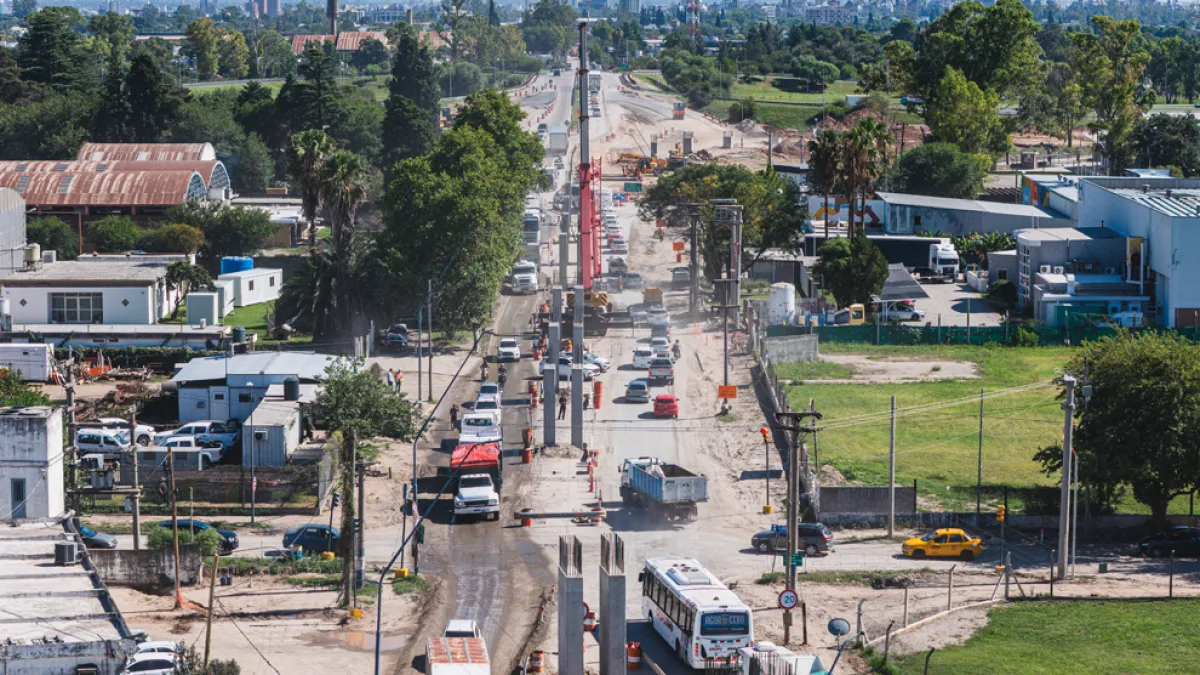 Redirigen el tránsito por obra del altonivel en Ruta 36