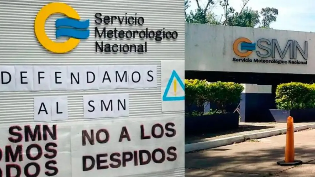 Paro en el Servicio Meteorológico Nacional: anuncian un "apagón" de pronósticos y alertas