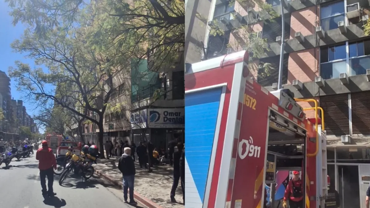 Incendio en un edificio de Nueva Córdoba: ocho personas recibieron asistencia