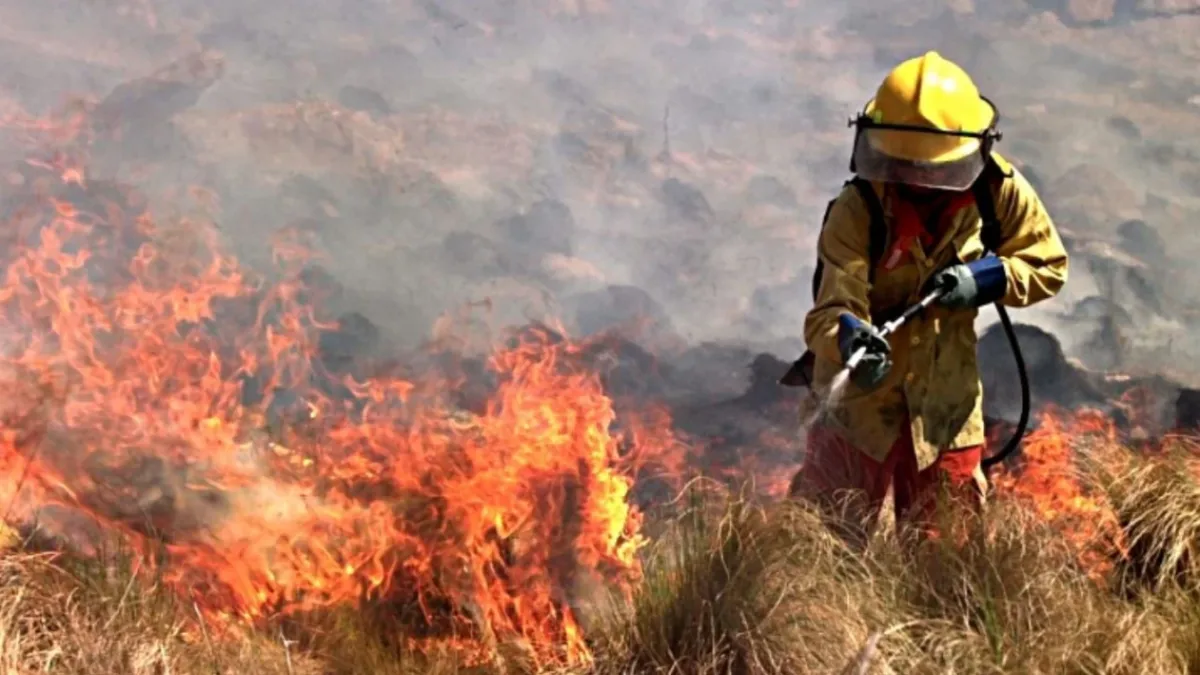 Rige riesgo extremo de incendios en la provincia