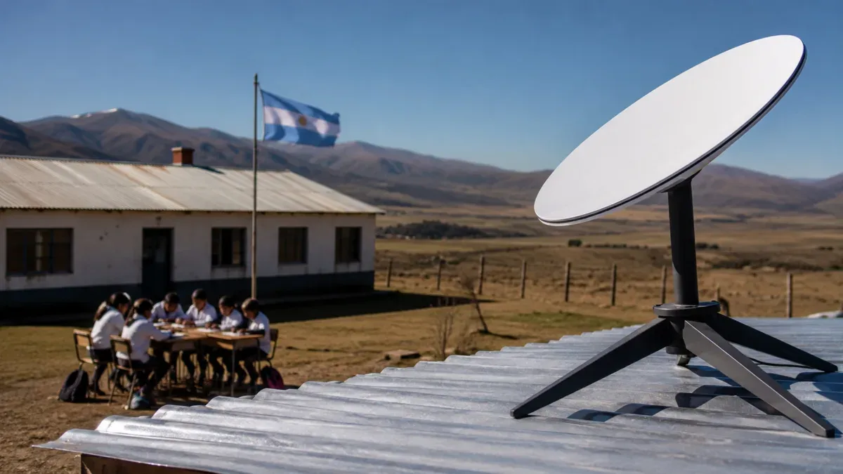 El Gobierno firmó un acuerdo para conectar 6 mil colegios rurales