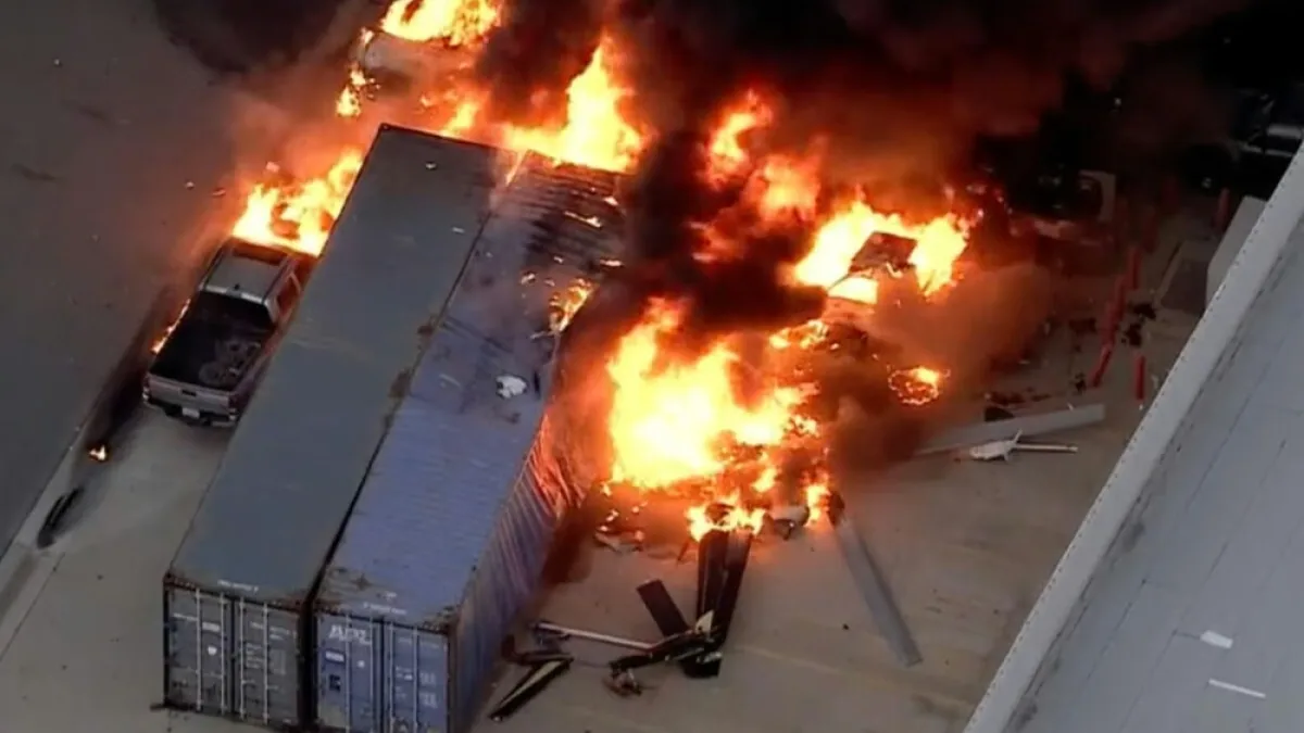 Tragedia en Los Ángeles: un helicóptero se estrelló y hay tres muertos