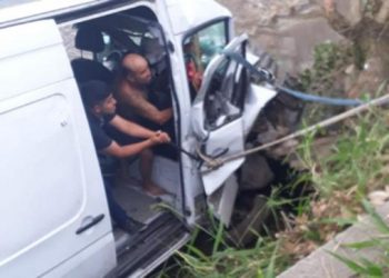 Se accidentaron los asistentes técnicos de Damián Córdoba en una gira
