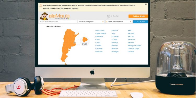 El sitio de ventas online Alamaula cerrará en abril