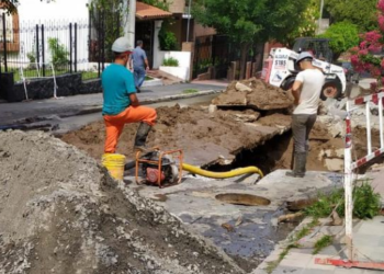 La red cloacal de San Vicente ya funciona con normalidad