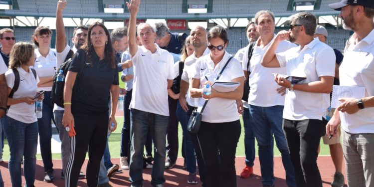 Autoridades de Conmebol realizaron una inspección en el Kempes