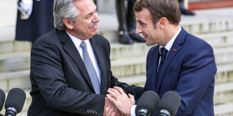 Primó la confianza durante la reunión entre Fernández y Macron